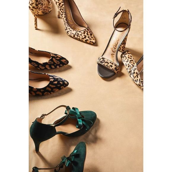 Anthropologie Abstract Velvet Kitten Heels NWT Size US 9.5 EU 40.5 - Picture 5 of 8